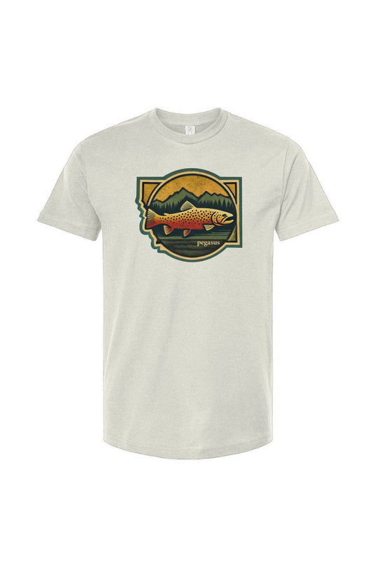 Pegasus Montana Brown Trout T-Shirt - Pegasus Outdoors