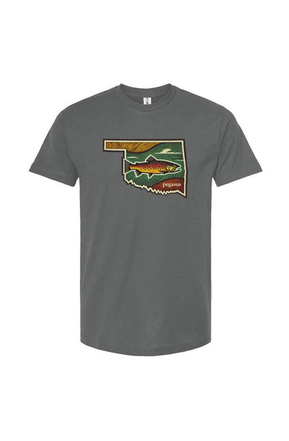 Pegasus Oklahoma Brown Trout T-Shirt - Pegasus Outdoors