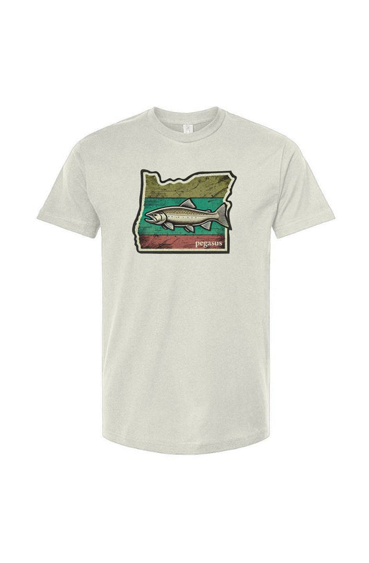 Pegasus Oregon Steelhead Salmon T-Shirt - Pegasus Outdoors