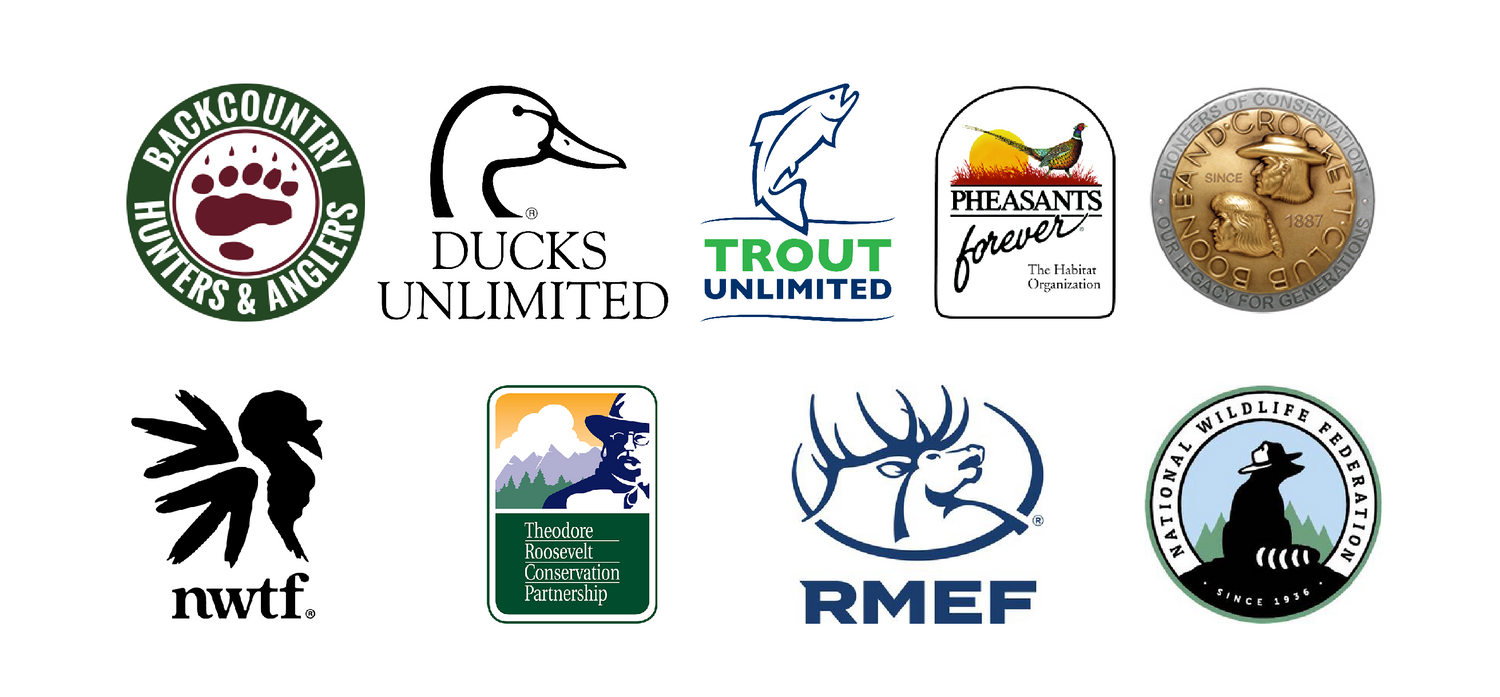 Pegasus Outdoors Conservation Partner Logos