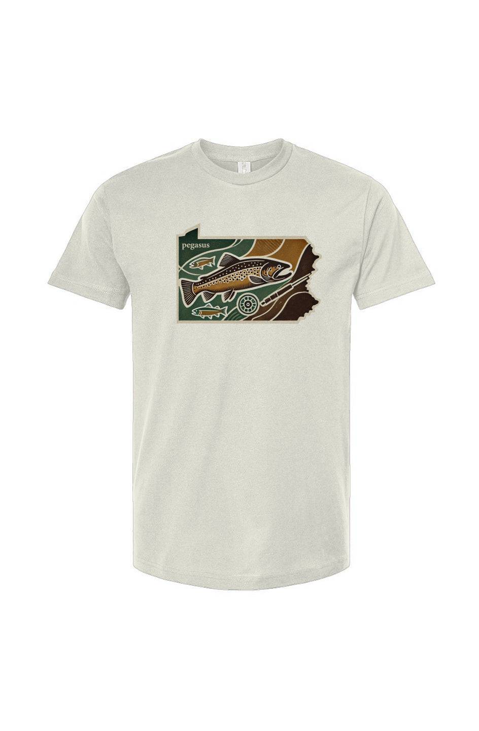 Pegasus Pennsylvania Brown Trout T-Shirt - Pegasus Outdoors