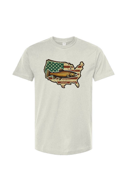 Pegasus USA Brown Trout T-Shirt - Pegasus Outdoors