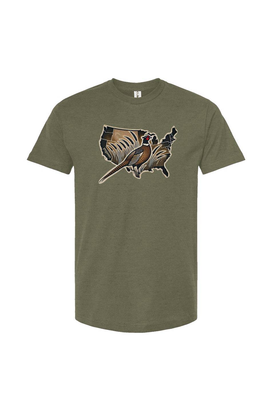 Pegasus USA Pheasant T-Shirt - Pegasus Outdoors