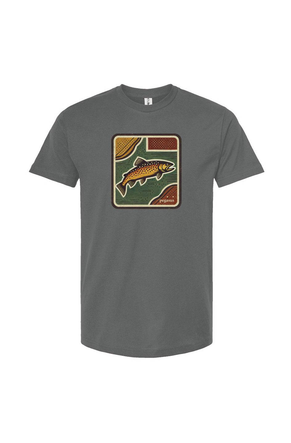 Pegasus Utah Brown Trout T-Shirt - Pegasus Outdoors