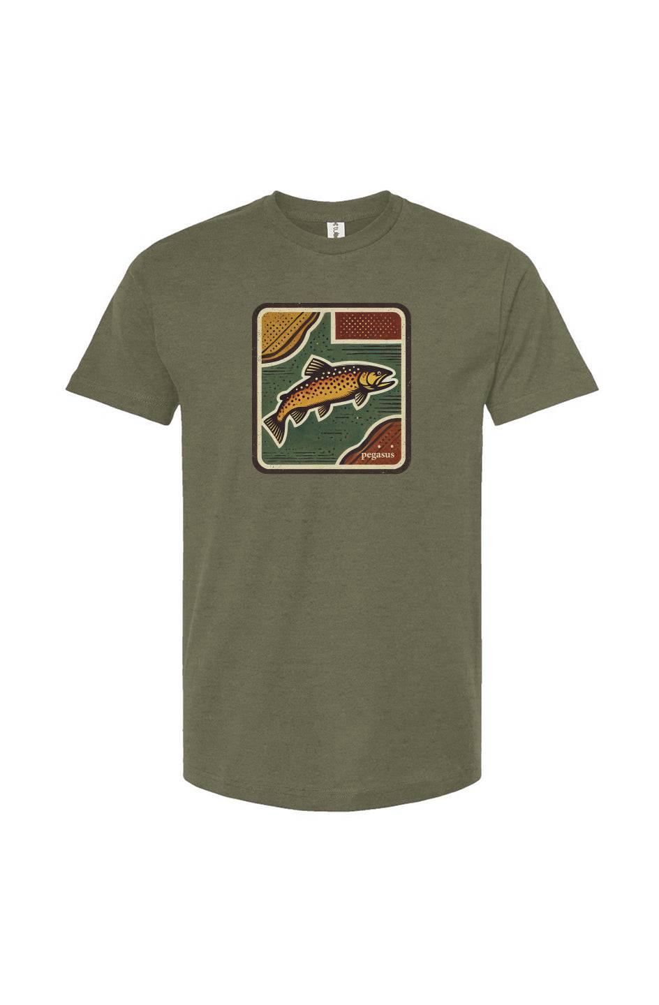 Pegasus Utah Brown Trout T-Shirt - Pegasus Outdoors