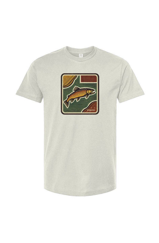 Pegasus Utah Brown Trout T-Shirt - Pegasus Outdoors