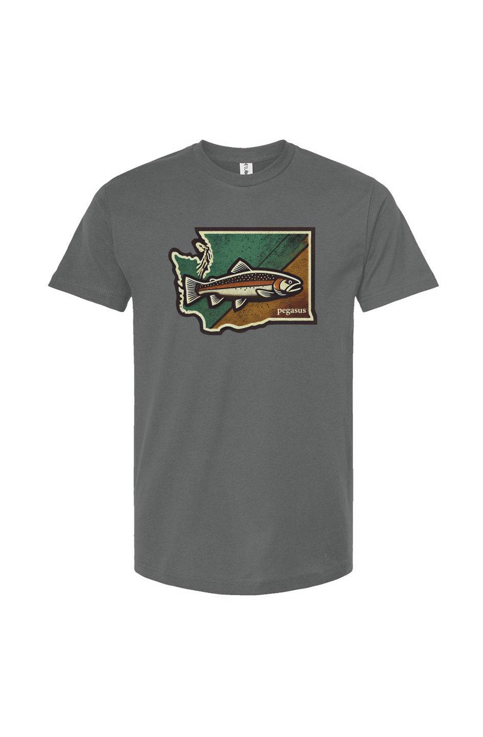 Pegasus Washington Rainbow Trout T-Shirt - Pegasus Outdoors