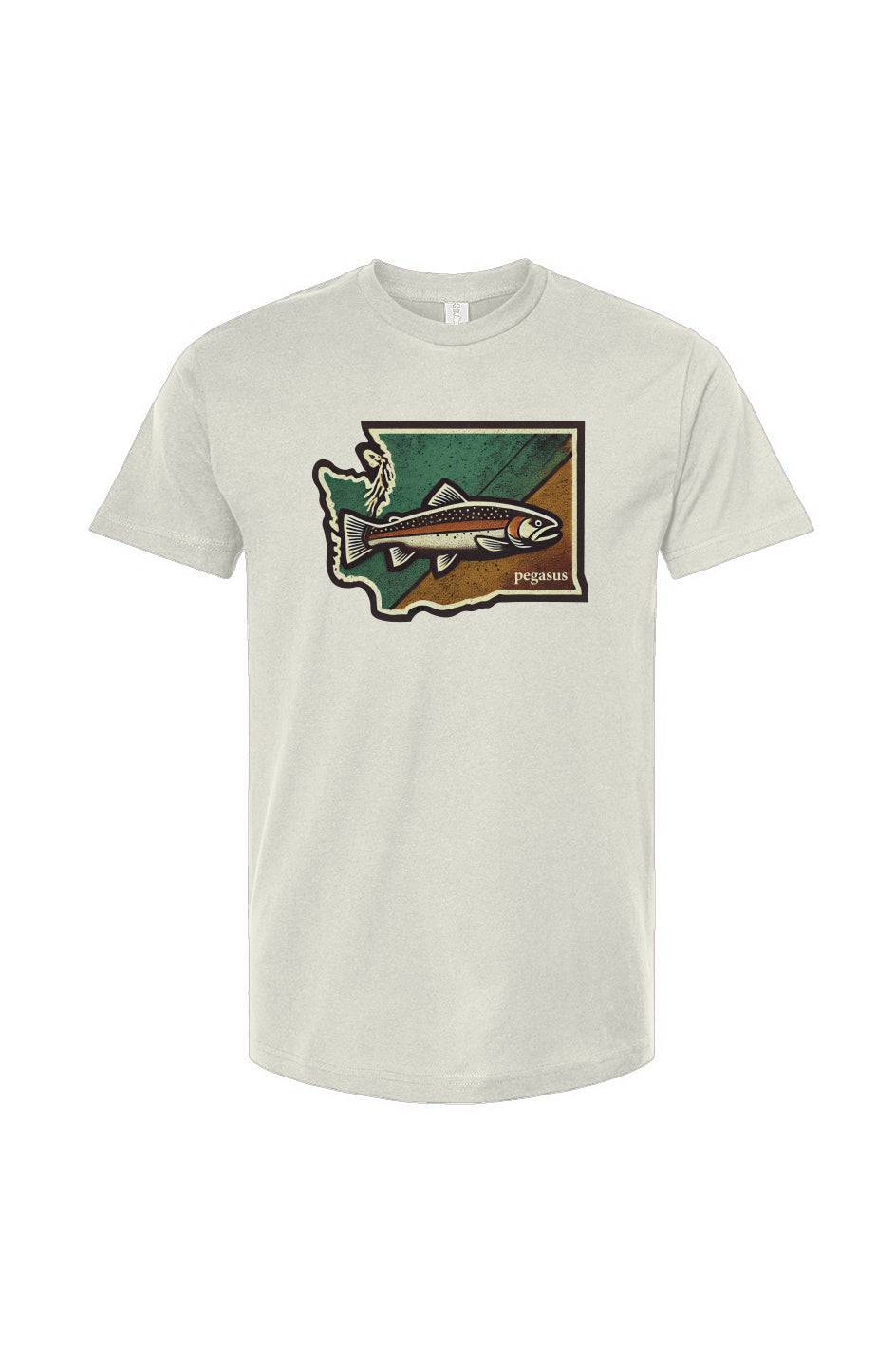 Pegasus Washington Rainbow Trout T-Shirt - Pegasus Outdoors