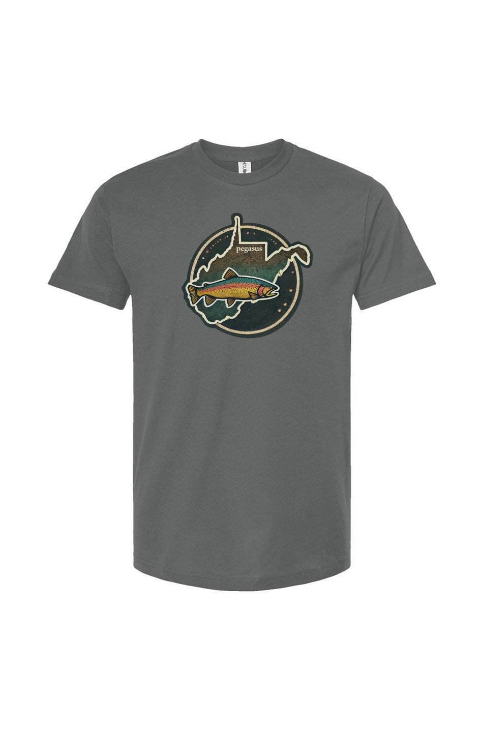 Pegasus West Virginia Rainbow Trout T-Shirt - Pegasus Outdoors