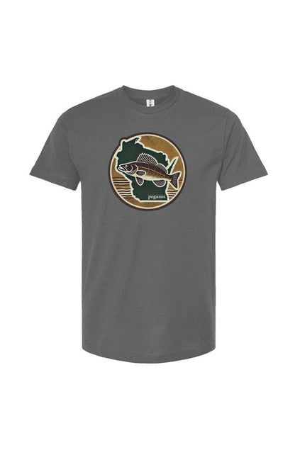 Pegasus Wisconsin Walleye T-Shirt - Pegasus Outdoors