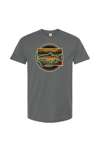 Pegasus Wyoming Brown Trout T-Shirt - Pegasus Outdoors