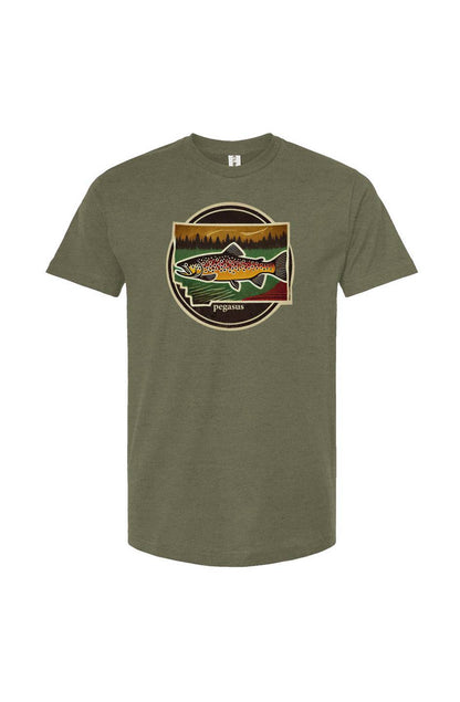 Pegasus Wyoming Brown Trout T-Shirt - Pegasus Outdoors