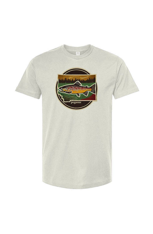 Pegasus Wyoming Brown Trout T-Shirt - Pegasus Outdoors