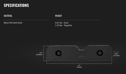 MDT JAE-G5 Internal Forend Weights - 2-Pack - Pegasus Outdoors