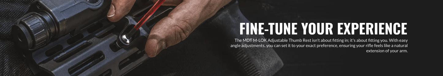 MDT M-LOK Adjustable Thumb Rest - Pegasus Outdoors