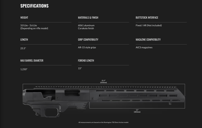 MDT TAC21 GEN2 Chassis - Pegasus Outdoors