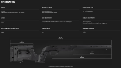 MDT XRS Rifle Chassis System - Pegasus Outdoors