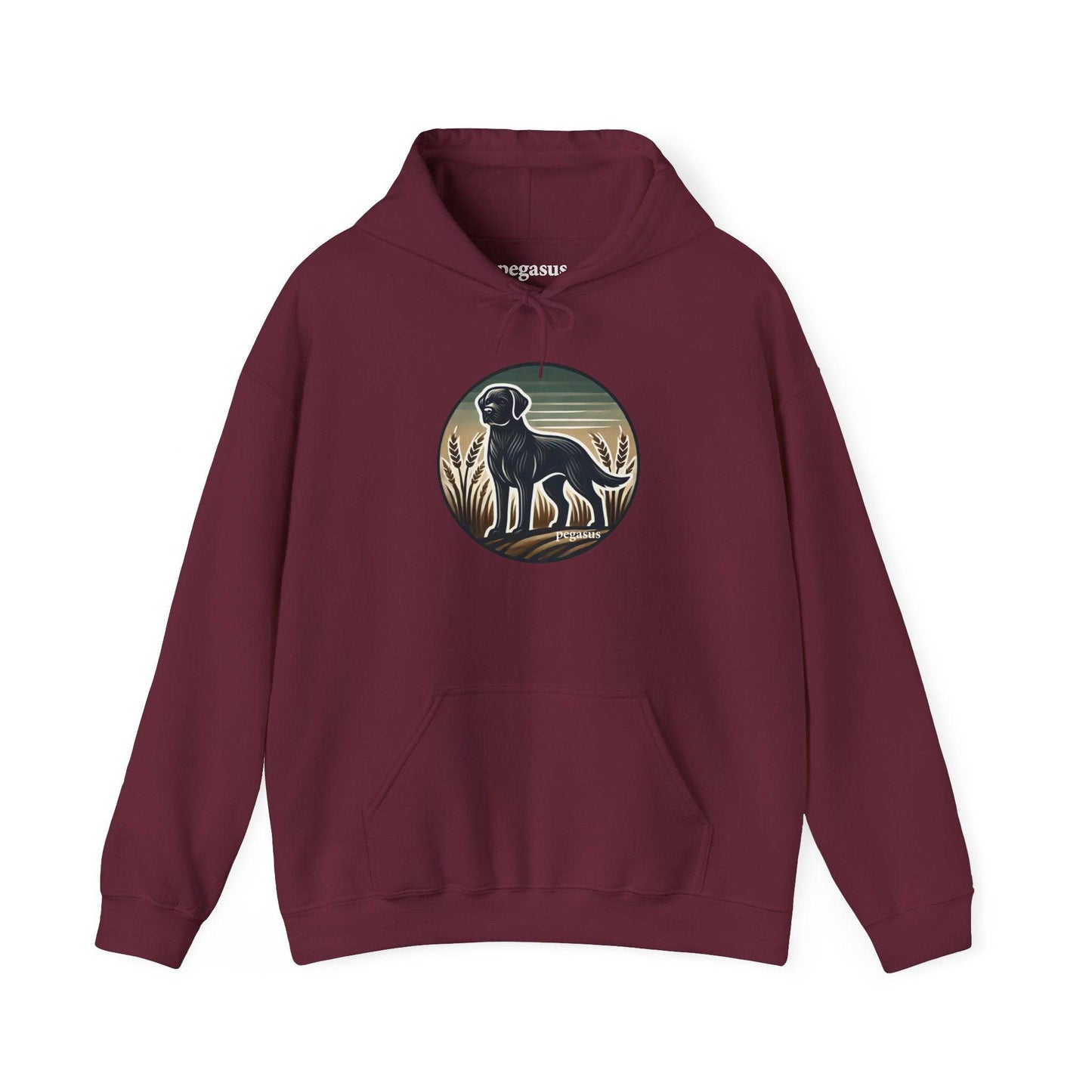 Pegasus Black Labrador Retriever Hoodie Sweatshirt - Pegasus Outdoors