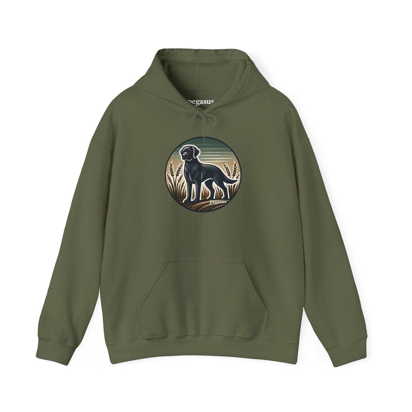 Pegasus Black Labrador Retriever Hoodie Sweatshirt - Pegasus Outdoors