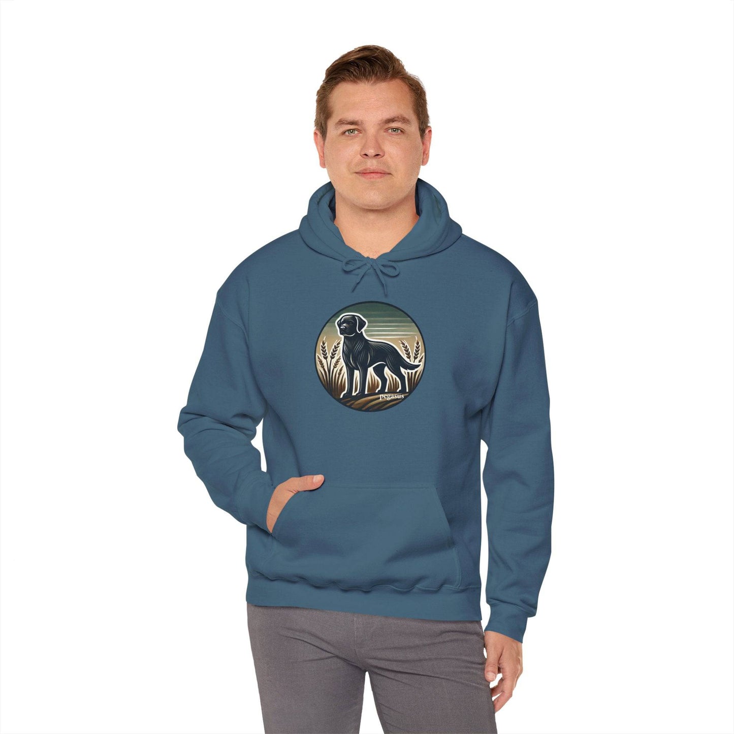 Pegasus Black Labrador Retriever Hoodie Sweatshirt - Pegasus Outdoors