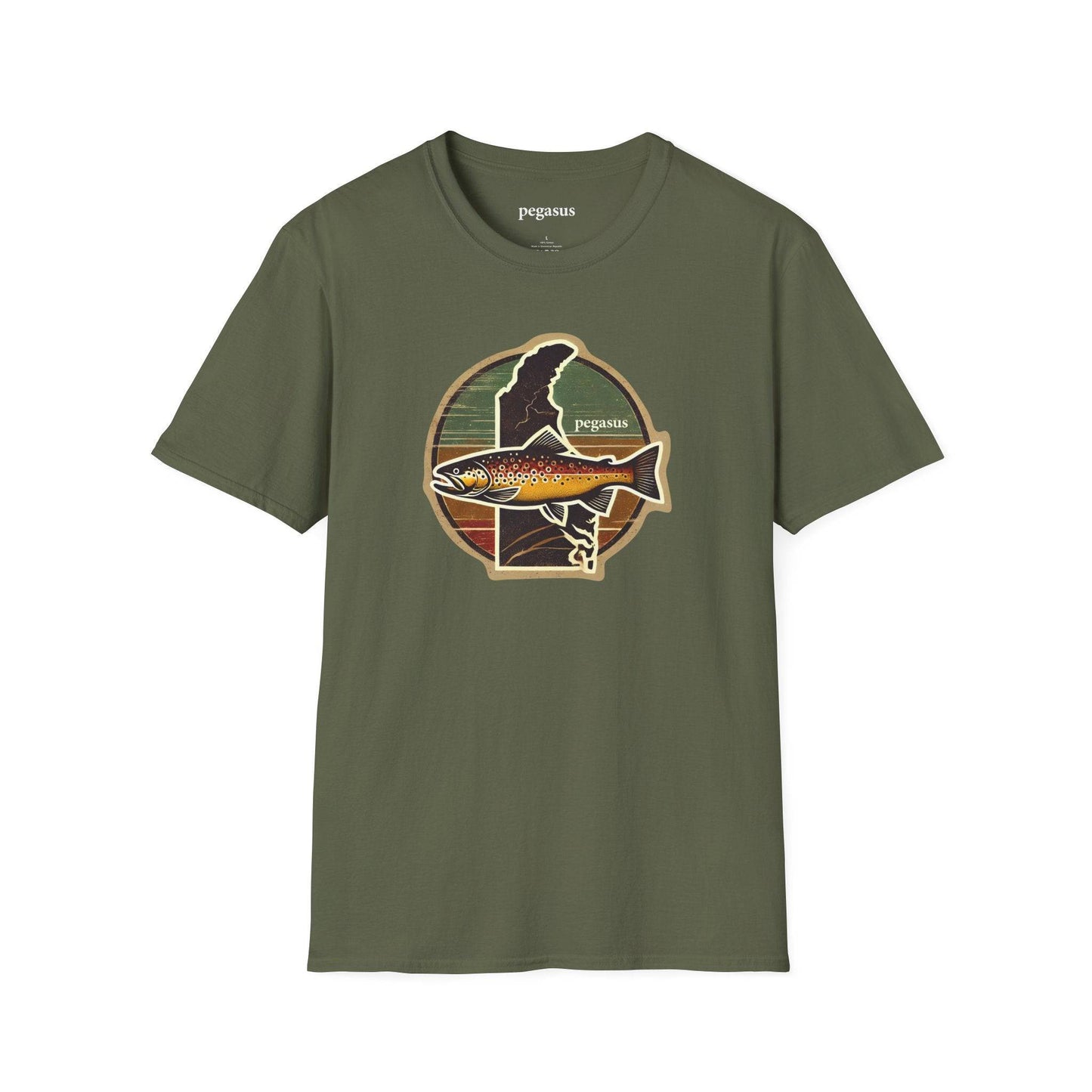 Pegasus Delaware Brown Trout T-Shirt - Pegasus Outdoors