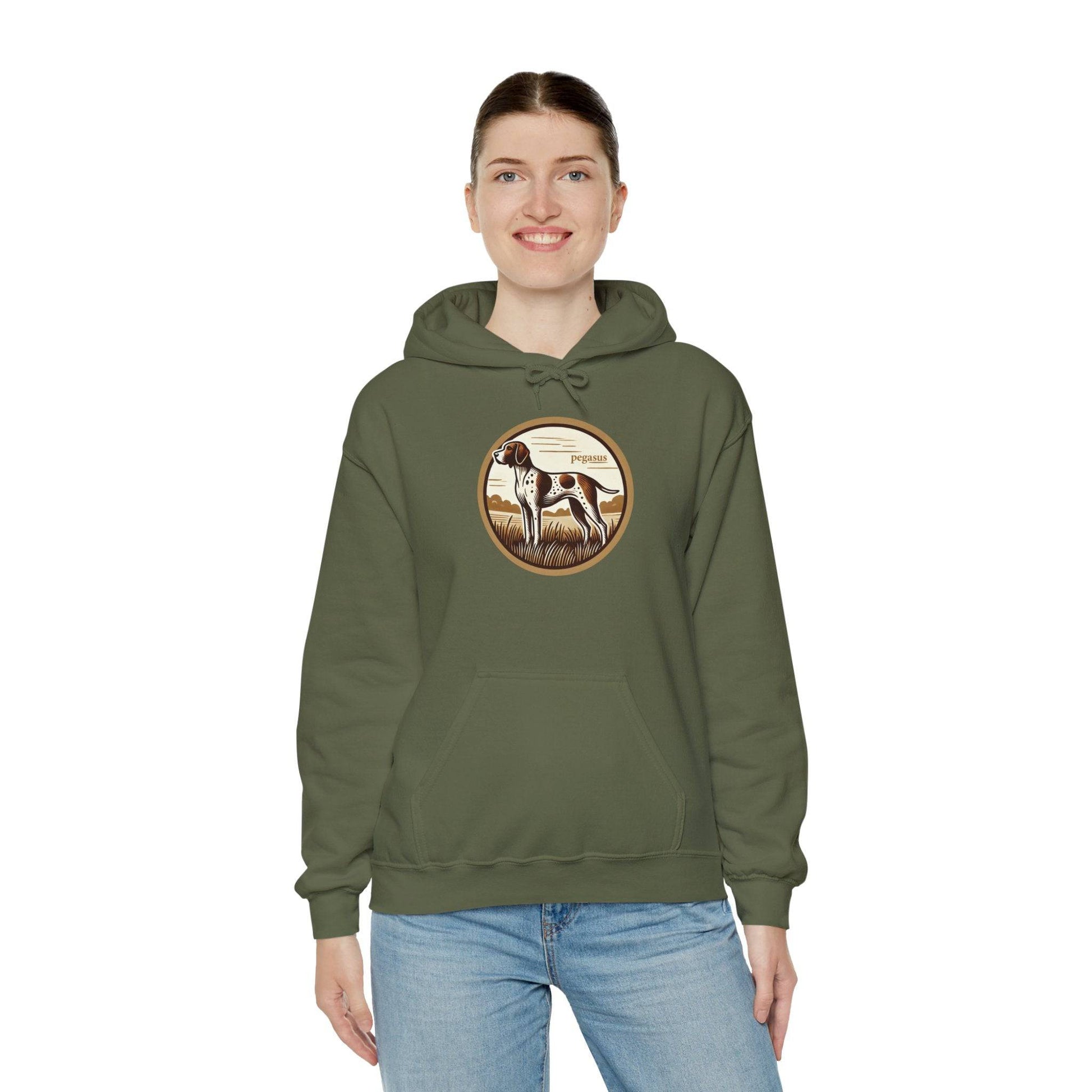 Pegasus English Pointer (White Liver) Hoodie Sweatshirt - Pegasus Outdoors