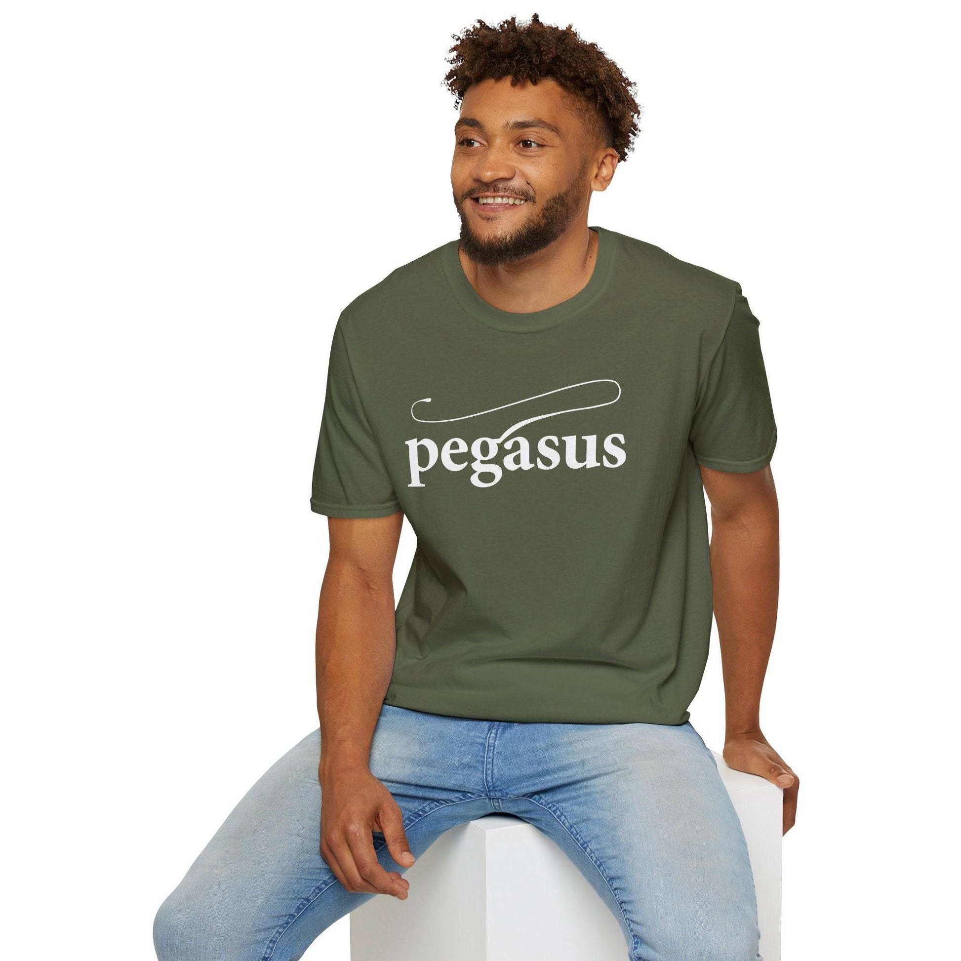 Pegasus Fly Line Logo T-Shirt - Pegasus Outdoors