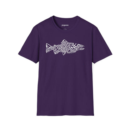 Pegasus Fly Trout Logo T-Shirt - Pegasus Outdoors