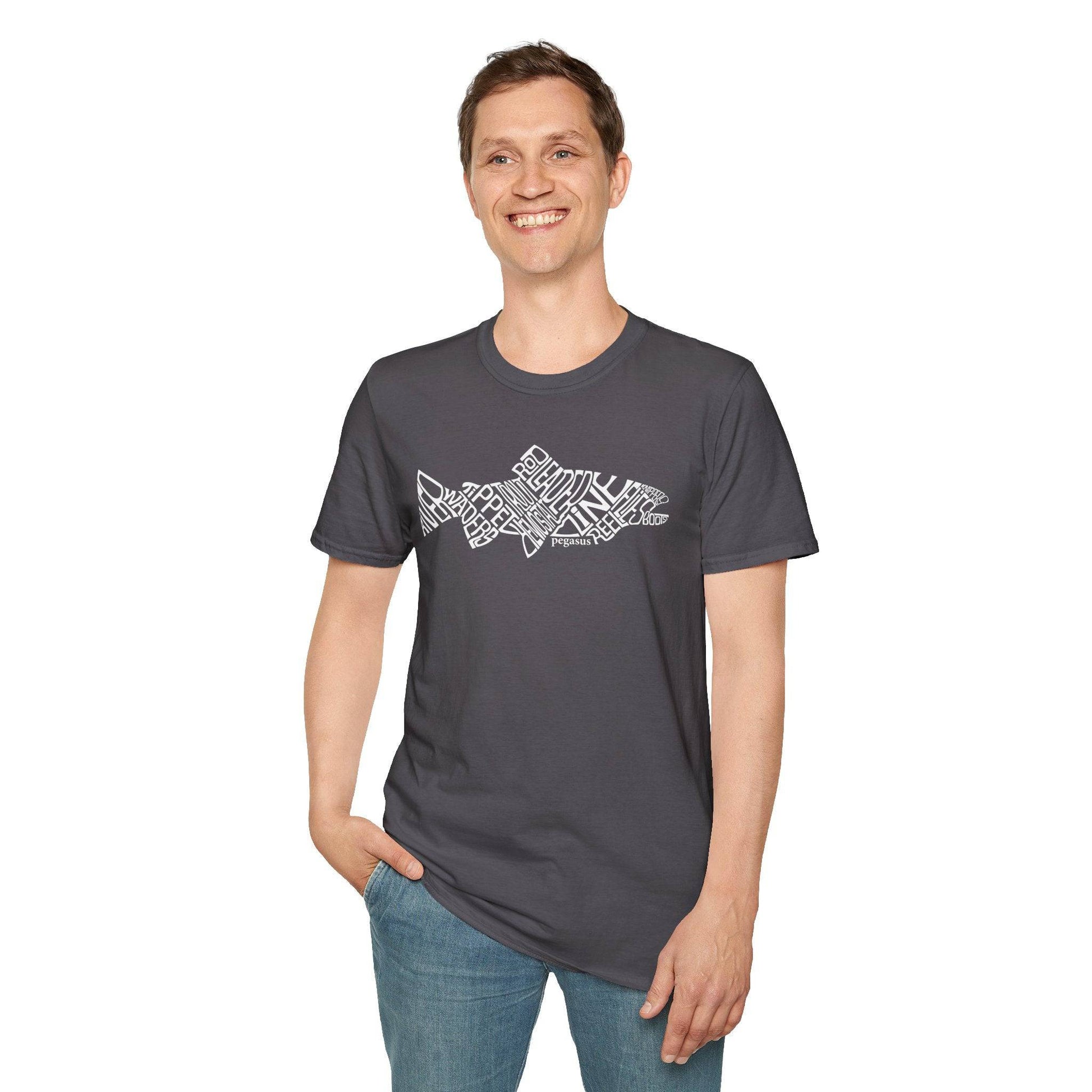 Pegasus Fly Trout Logo T-Shirt - Pegasus Outdoors