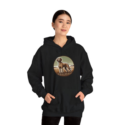 Pegasus Gray Vizsla Hoodie Sweatshirt - Pegasus Outdoors