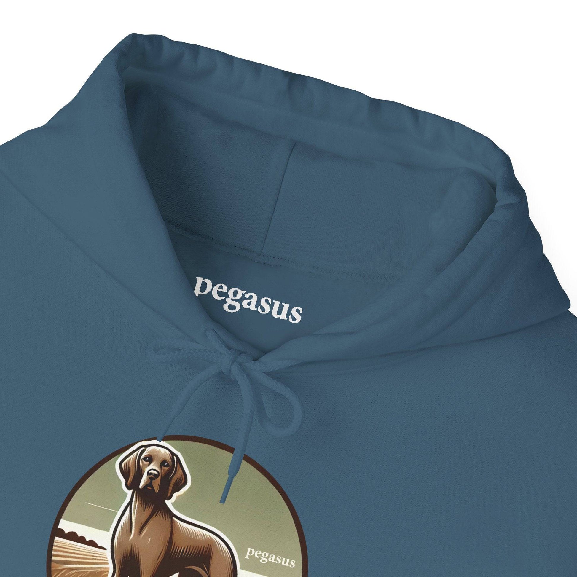 Pegasus Gray Vizsla Hoodie Sweatshirt - Pegasus Outdoors