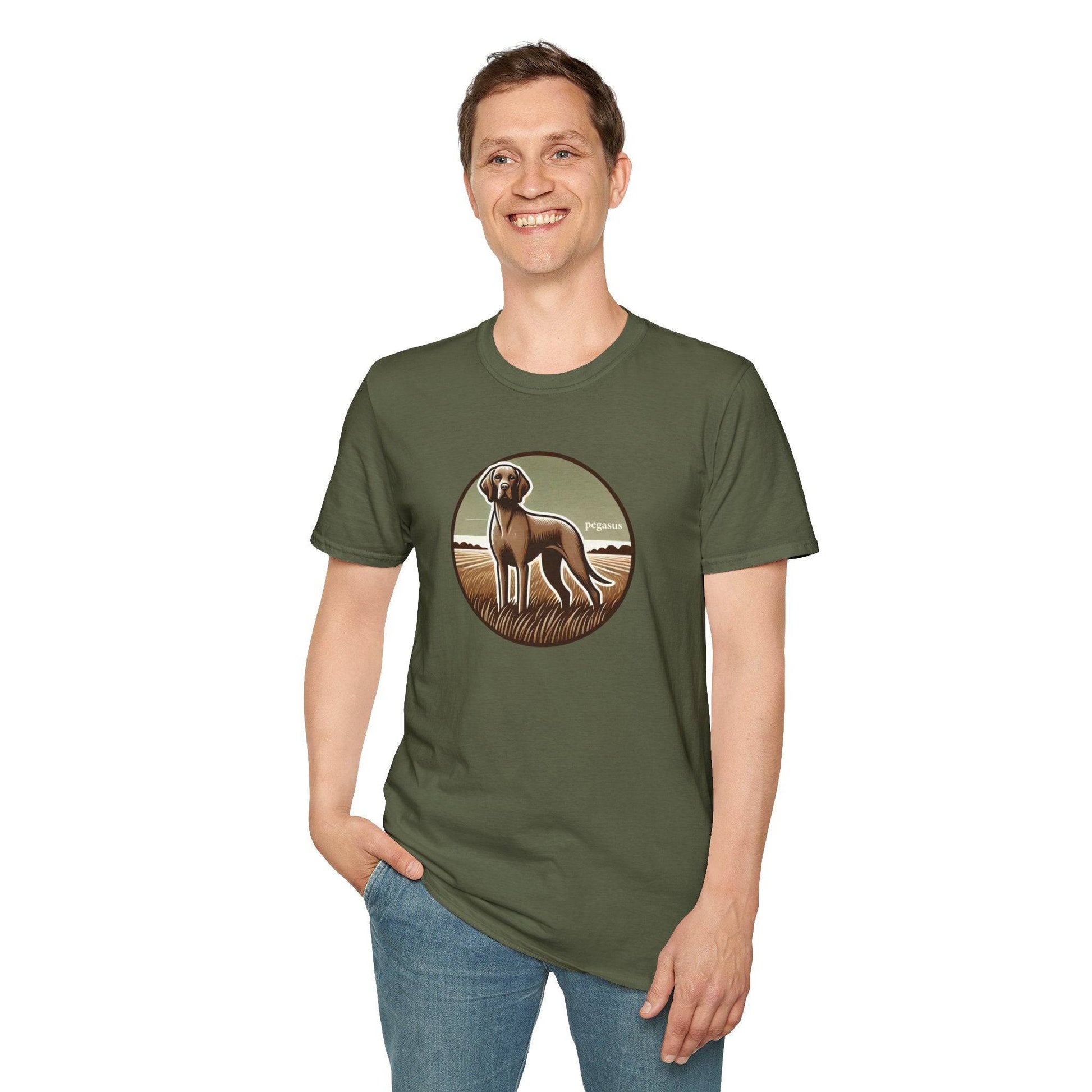 Pegasus Gray Vizsla T-Shirt - Pegasus Outdoors