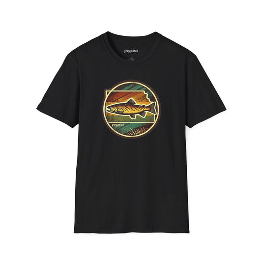 Pegasus Kansas Brown Trout T-Shirt - Pegasus Outdoors