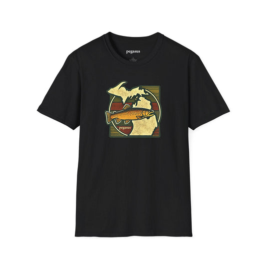 Pegasus Michigan Brown Trout T-Shirt - Pegasus Outdoors