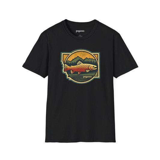 Pegasus Montana Brown Trout T-Shirt - Pegasus Outdoors