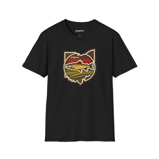 Pegasus Ohio Brown Trout T-Shirt - Pegasus Outdoors