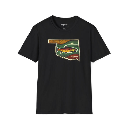 Pegasus Oklahoma Brown Trout T-Shirt - Pegasus Outdoors