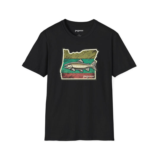 Pegasus Oregon Steelhead Salmon T-Shirt - Pegasus Outdoors