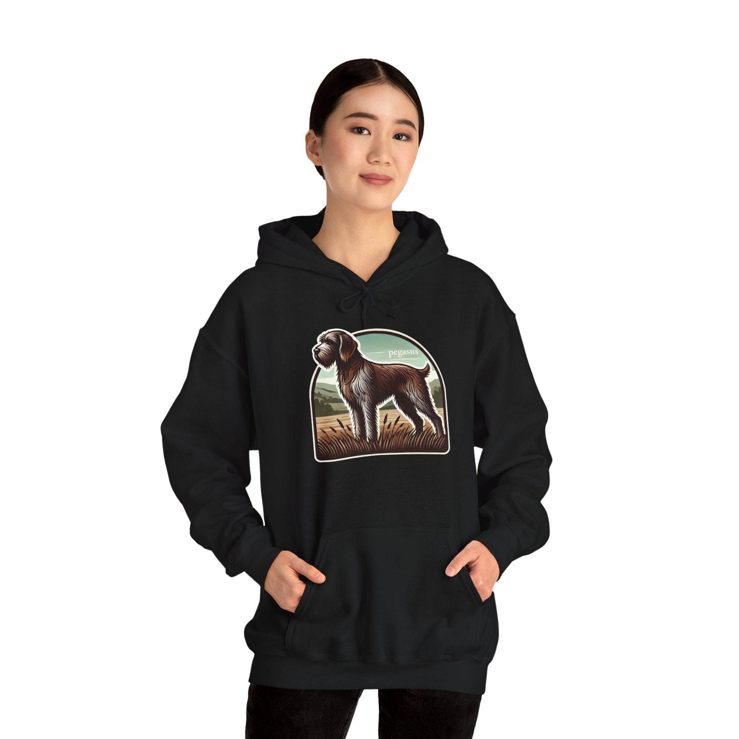 Pegasus Wirehaired Pointing Griffon Hoodie Sweatshirt - Pegasus Outdoors