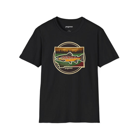Pegasus Wyoming Brown Trout T-Shirt - Pegasus Outdoors