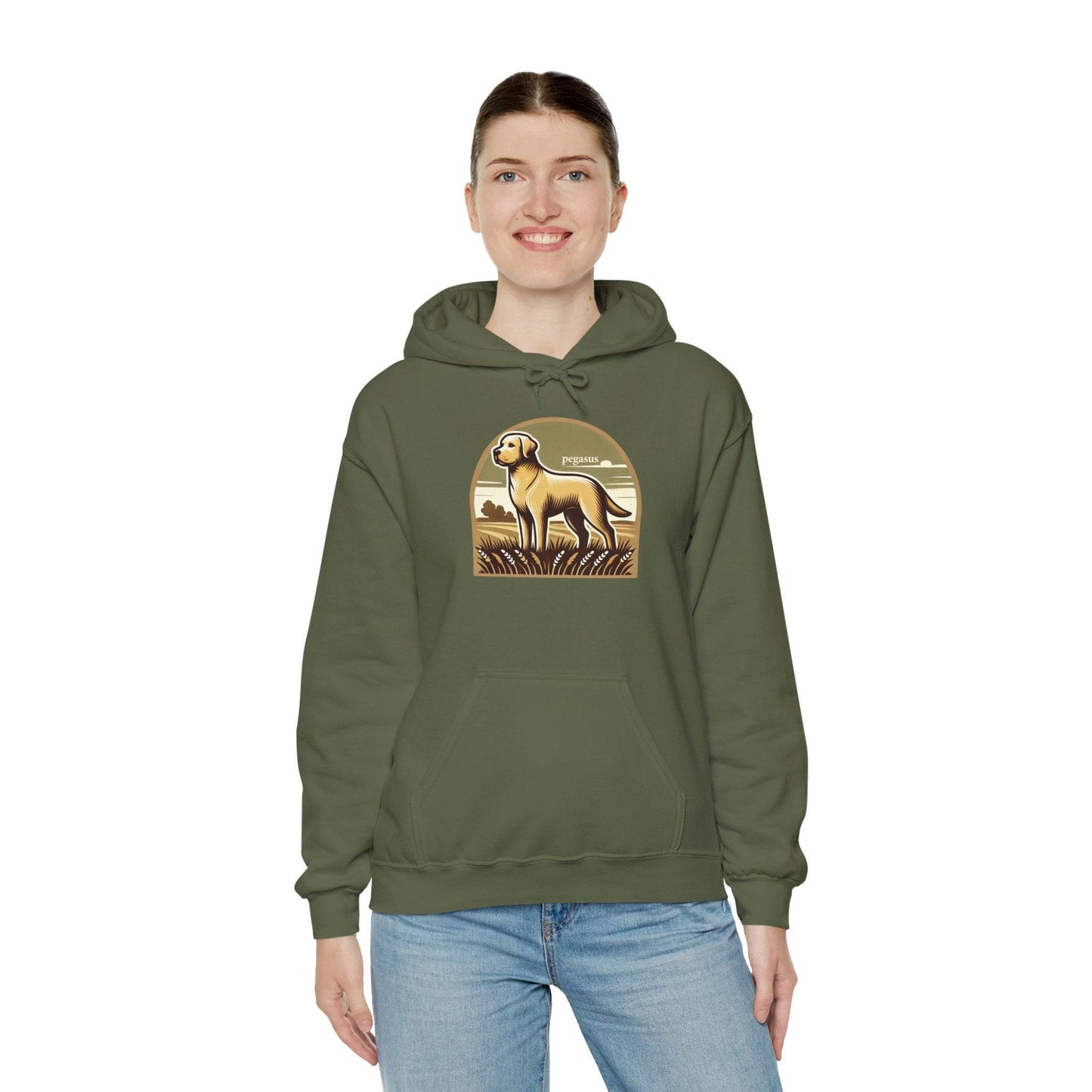 Pegasus Yellow Labrador Retriever Hoodie Sweatshirt - Pegasus Outdoors